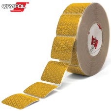 ORAFOL - ORALITE® VC104+ Segmented Reflective Tape (Tanker Ovals) - Yellow / 50mm x 50m Roll